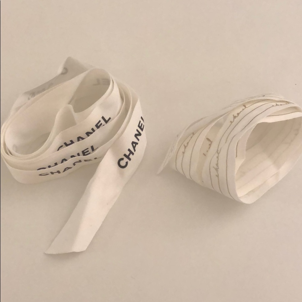 CHANEL ribbons (2 kinds)